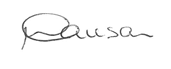 Sharon Causon Signature